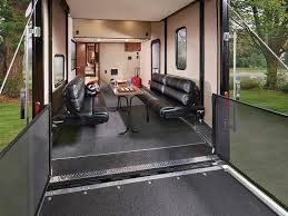 Our lot is packed with the most popular floorplans of new and used toy hauler travel trailers, fifth wheels and motorhomes. Used Toy Haulers For Sale Near Fort Wayne In Palm Bay Fl Suncoast Trailer Sales Inc Dealership