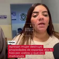 La Policía Nacional apresó el jueves a Adriana Alvarado Frías, tras ser  acusada por su expareja de causar daños materiales en un apartamento y su  vehículo, en un hecho que ocurrió en diciembre en ...