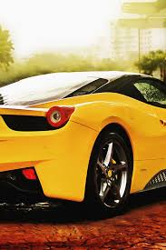 Ferrari 458 Spider Yellow Iphone 4s Wallpaper Sports Car Wallpaper New Car Wallpaper Car Iphone Wallpaper