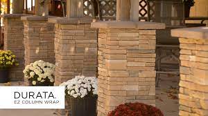 It also offers windows, doors, stone and other home exterior products. Durata Ply Gem Video Video Brick Columns Column Wrap Porch Column Wraps