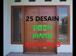 Banyak model pintu rumah minimalis dari kayu yang bisa dipilih sesuai dengan hunian. 25 Model Daun Pintu Minimalis Elegan Youtube