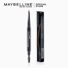The pencil on one end is smooth in texture and has the perfect color payoff as per brow products standards. Jual Pensil Alis Maybelline Lazada Co Id