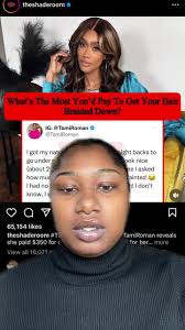 Tammy Roman Talking about Getting Her Hair Braided