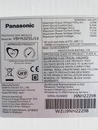 (sendirian berhad) sdn bhd malaysia company is the one that can be easily started by foreign owners in malaysia. Solar Panel Panasonic Vbhn325sj53 325wp Mono Secondsol