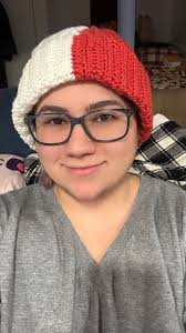 I've finally finished my first wheat stitch beanie! Now to make tons more!