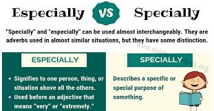 Especially Vs Specially What S The Difference Between Specially Vs Especially Confused Words Confusing Words Misused Words Commonly Confused Words
