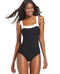 Inc International Concepts Swimsuit Square Neck Colorblock One Piece Swimwear Women Macy S Swimsuits Popular Swimwear One Piece