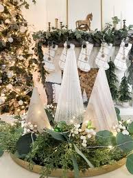 This christmas table decoration has a lot going for it. Simple Diy Christmas Table Centerpiece Bless This Nest