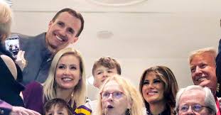 Right after drew brees announced his retirement, some bizarre news. David Grunfeld On Twitter New Orleans Saints Qb Drew Brees And His Family Get Their Picture Taken With President Donald Trump And First Lady Melania During The Game Between Lsu And Clemson