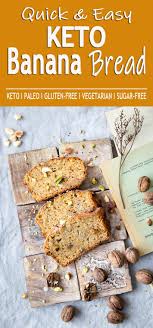Quick Easy Keto Banana Bread Keto Banana Bread Banana Bread Banana Recipes