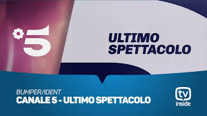 Channel 5 tue 30 mar 2021, 9pm. Bumper Ultimo Spettacolo Canale 5 Mediaset Hd Youtube
