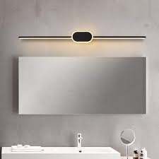Stylish Led Aluminum Bathroom Mirror Lights Indoor Modern Sconce Lights In Bathroom Top Mirror Lighting Fixtures 40 80cm Length Led Indoor Wall Lamps Aliexpress