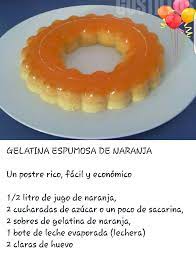 Gelatina Espumoso De Manzana Desserts Cake Food