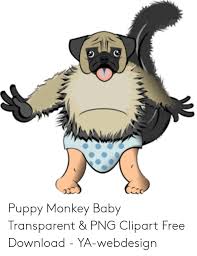 Download Puppy Monkey Baby Transparent Png Clipart Free Download Ya Webdesign Free Meme On Me Me