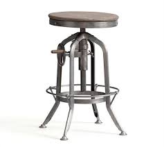 Pittsburgh Adjustable Height Barstool In 2020 Bar Stools Adjustable Stool Stool