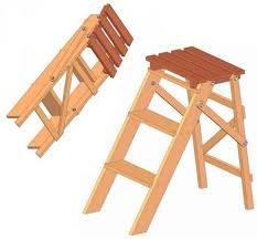 Folding Step Ladder Plan Stool Woodworking Plans Free Furniture Plans Folding Step Stool