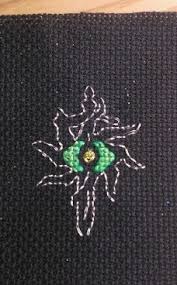 This pattern measures 84 x 100 stitches. Dragon Age Inquisition Logo Chart Atelier Chellie