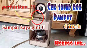 4 4 inch speaker 15 inch subwoofer column speaker box line array. Cek Sound Box Damput 4 Inch Horegg Lur Youtube