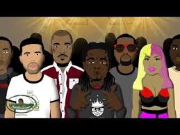 How to draw lil wayne: Lil Wayne Vs Young Thug Rap Battle Lt Animated Cartoon Youtube