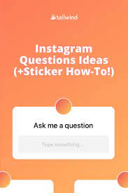 We tried this new feature yesterday on our instagram and it was so much fun! 10 Instagram Questions Ideas Sticker How To