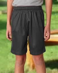 A4 Nb5301 Mens Youth 6 Inseam Lined Tricot Mesh Shorts Size