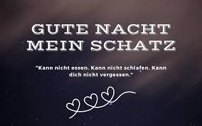 Gute Nacht Spruche Fur Mein Schatz 49 Suss Lustig 2019