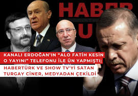 Kanalı “Erdoğan'ın Alo Fatih kesin o yayını“ telefonu ile ün yapmıştı;  Habertürk ve SHOW TV satan Turgay Ciner, medyadan çekildi