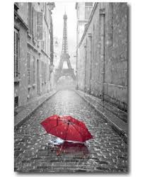Et même si à un moment donné vous vous lassez du blanc et du noir, vous pouvez facilement les changer et ne laisser que le rouge abondant pour une ambiance complétement. Tableau Tour Eiffel Rue De Paris Noir Et Blanc Et Parapluie Rouge Defacto