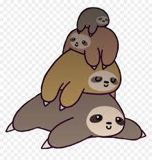 Check spelling or type a new query. Cartoon Sloth Stack Clipart Png Download Cute Sloth Drawing Transparent Png Vhv