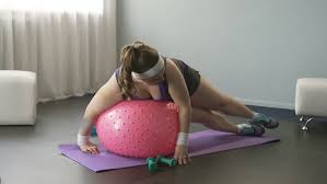 Asian chubby woman holding dumbbell for exercising. Chubby Girl Losing Balance And Stock Footage Video 100 Royalty Free 28695226 Shutterstock
