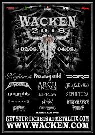 Wacken ist ein metal festival, das vom 29.07.2021 bis 31.07.2021 in wacken in der nähe von kiel und lübeck und hamburg (de) stattfindet. Information On Wacken Open Air 2018 Presales W O A Wacken Open Air