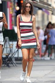 Pin By Influencer On Street Style Models Celebs Influencers Dress With Sneakers Sneakers Looks Fashion