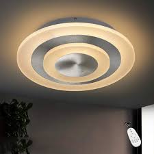 Led leuchten sind zukunft und gegenwart. Zmh Led Deckenleuchte 20w O30cm Rund Burodeckenleuchten Dimmbar Online Kaufen Otto