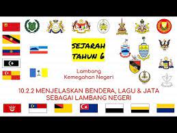 Jata negara menunjukkan bintang pecah 14 menandakan 13 buah negeri dan sebuah wilayah persekutuan yang terkandung dalam persekutuan. Lambang Kemegahan Negeri Bendera Jata Dan Lagu Sejarah Tahun 6 Youtube