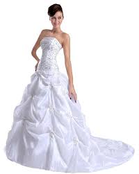 New White Ivory Strapless Taffeta Wedding Dress Bridal Gown Size 6 8 10 12 14 16 Bridal Dresses Wedding Dresses Ebay Womens Wedding Dresses