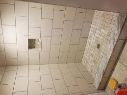 Whether it's behind the range or cooktop in the kitchen on the backsplash, or a shower niche in the bathtub, a little classy contrast goes a long way! Pencil Trim Around Niche Ceramic Tile Advice Forums John Bridge Ceramic Tile