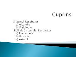 Pacientii care sufera de boli ale cailor respiratorii prezinta dificultati de respiratie. I Sistemul Respirator Ii Bolile Sistemului Respirator Ppt Video Online Download