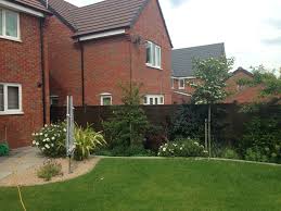 Goscote Design Practice Small Garden New Build Overlooked Garden Edged Lawn Small Patio Pergola Garden Oasis New Homes Garden Design