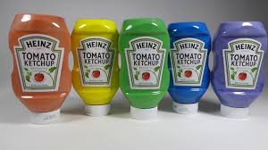 Rainbow Ketchup Ketchup Bottle Green Ketchup Tomato Ketchup