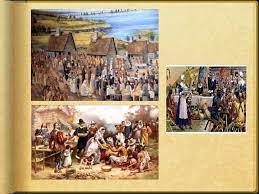 The first thanksgiving feast was held in early autumn of 1621, after the first harvest. Thanksgiving Day Thanksgiving Day Thanksgiving Or Thanksgiving Day
