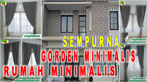 Sangat cocok di pakai untuk jendela 1 meter / 1.50 cm / 200 cm. 2020 Model Gorden Minimalis Rumah Minimalis Terbaru2020 Youtube