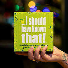 Please, try to prove me wrong i dare you. Research Unir Net Trivia Card Game 21026 About Things You Oughta Know I Should Have Known That Toys Games Modern Manufacture