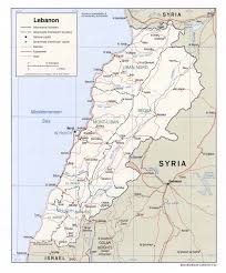 Karte von libanon mit der hauptstadt beirut. Landkarte Libanon Politische Karte Weltkarte Com Karten Und Stadtplane Der Welt