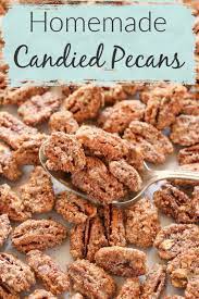 Candied Pecans Are Delicious Around Christmas Time You Walk Through The Malls And Smell The Delicious Nuts Bakin Nut Butter Recipes Nut Recipes Pecan Recipes