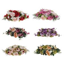 Buy Fake Flower Wedding Arrangement Bouquets Home Table Centerpieces Decoration Ornament At Affordable Prices Free Shipping Real Reviews With Photos Joom