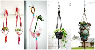 Supplies to make a macrame plant hanger: 25 Diy Plant Hangers With Full Tutorials Diy Crafts