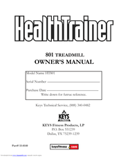 keys fitness health trainer 801