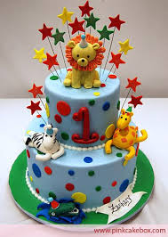 Happy Birthday Cake For Kids Boys 1st Birthday Animal Cake Childrens Cakes Animal Birthday Cakes 1st Birthday Cakes Birthday Cake Kids