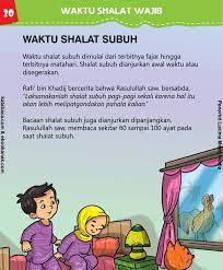 Waktu Shalat Subuh Kutipan Agama Pengetahuan Dongeng Sebelum Tidur