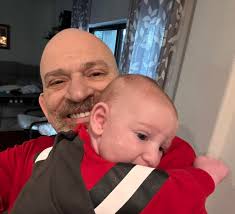 Hanging with the newest member of the fam this weekend! He is so sweet…..  and cute….